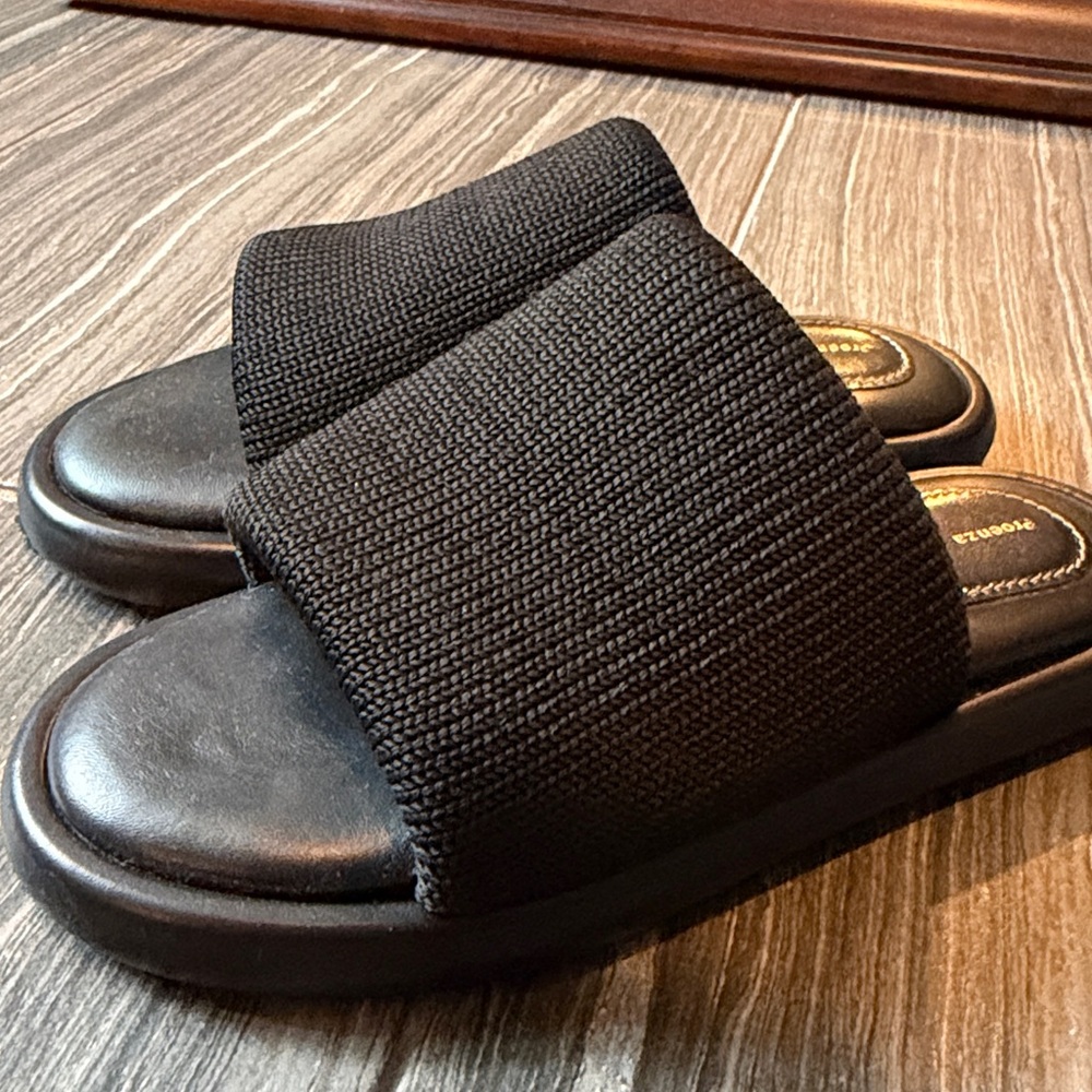 Proenza Schouler Black Leather Sandals - Picture 2 of 9